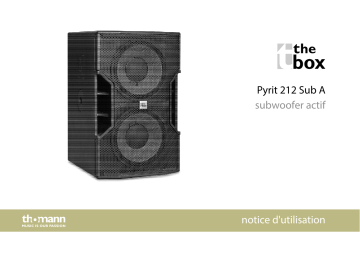 The box Pyrit 212 Sub A Mode d'emploi | Fixfr