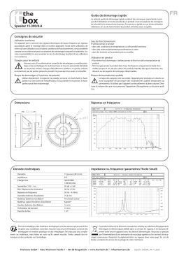 The box Speaker 15-300/8-A Guide de démarrage rapide