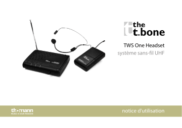 TWS One B Headset | TWS One D Headset | TWS One A Headset | the t.bone TWS One C Headset Mode d'emploi | Fixfr