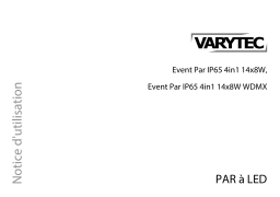 Varytec Event Par IP65 4in1 14x8W Une information important