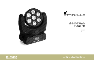 Stairville MH-110 Wash LED Moving Head Une information important | Fixfr