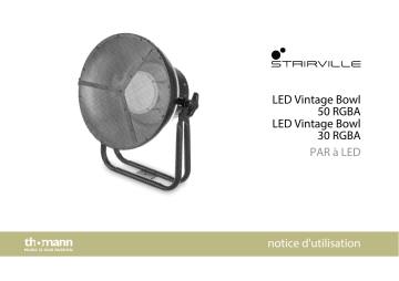 Stairville LED Vintage Bowl 50 RGBA Une information important | Fixfr