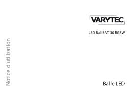 Varytec LED Ball BAT 30 RGBW Une information important