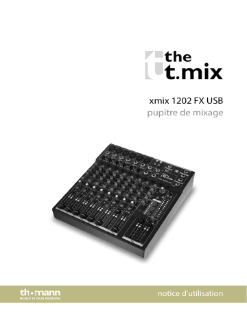 the t.mix xmix 1202 FX USB Mode d'emploi | Fixfr