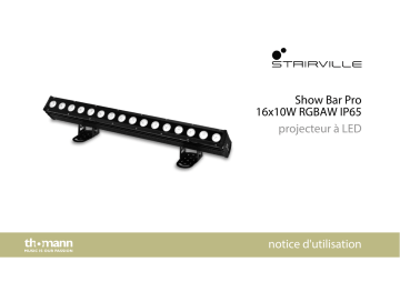 Stairville Show Bar Pro 16x10W RGBAW IP65 Une information important | Fixfr