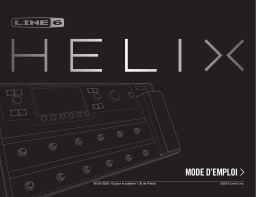 Line6 Helix Guitar Processor Mode d'emploi