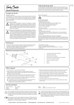 Harley Benton Speedy Stringwinder Guide de démarrage rapide