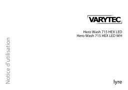 Varytec Hero Wash 715 HEX LED Une information important