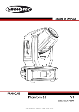 SHOWTEC Phantom 65 LED Spot Manuel utilisateur