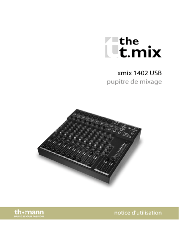 the t.mix xmix 1402 USB Mode d'emploi | Fixfr