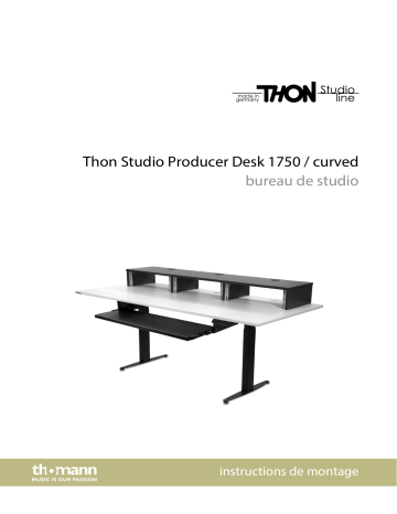 Studio Prod. Desk 1750 beech | Studio Extension Desk 3U BK | Studio Ext. Desk 3U oak curved | Studio Extension Desk 3U OAK | Studio Producer Drawer | Studio Prod. Desk 1750 maple | StudioProd.Desk1750Maple curv | Thon StudioProd.Desk1750 Beech curv Mode d'emploi | Fixfr