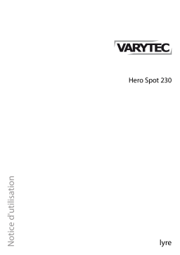 Varytec Hero Spot 230 Une information important