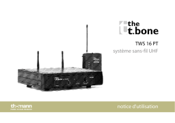 the t.bone TWS 16 PT 821 MHz Mode d'emploi