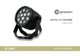 Fun Generation LED Pot 12x1W RGBW Une information important