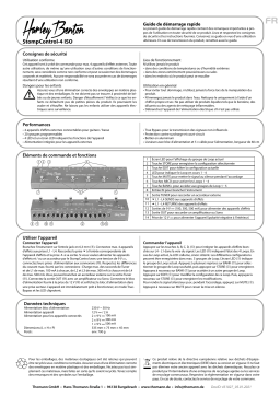 Harley Benton StompControl-4 ISO Guide de démarrage rapide