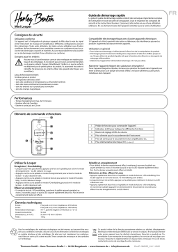 Harley Benton Mini Looper Guide de démarrage rapide