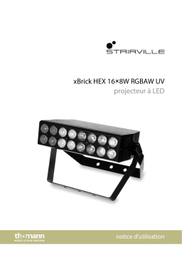 Stairville xBrick HEX 16x8W RGBAW UV Une information important