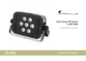 Stairville LED Flood TRI Panel 7x3W RGB Une information important | Fixfr