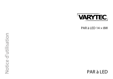 Varytec LED PAR 14x8W RGBW IP65 Mode d'emploi | Fixfr