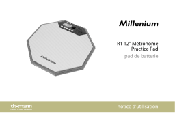 Millenium R1 12" Metronome Practice Pad Mode d'emploi