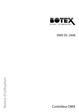 Botex DC-2448 Light Operator Une information important