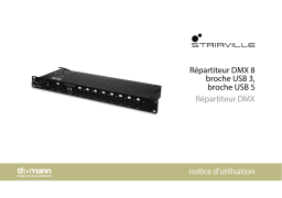 Stairville DMX Splitter 8 USB 5 pin Une information important