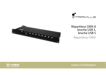 Stairville DMX Splitter 8 USB 5 pin Une information important | Fixfr