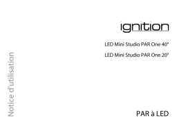 Ignition LED Mini Studio PAR One 40° Une information important