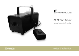 Stairville AF-40 Mini Fog Machine Une information important