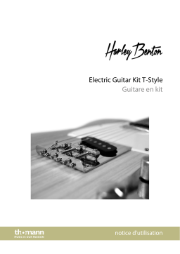 Harley Benton Electric Guitar Kit T-Style Mode d'emploi