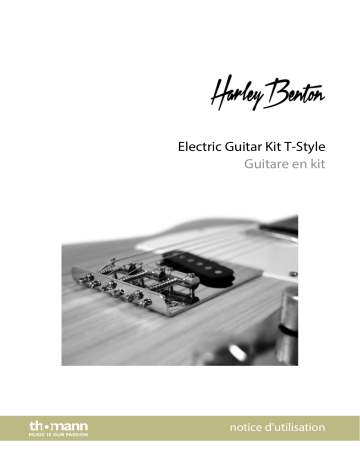 Harley Benton Electric Guitar Kit T-Style Mode d'emploi | Fixfr