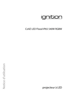 Ignition Co9z LED Flood IP65 540W RGBW Une information important