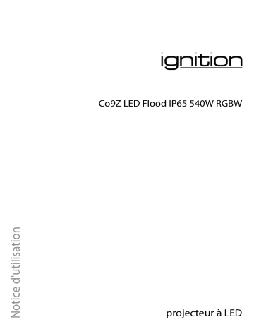 Ignition Co9z LED Flood IP65 540W RGBW Une information important | Fixfr