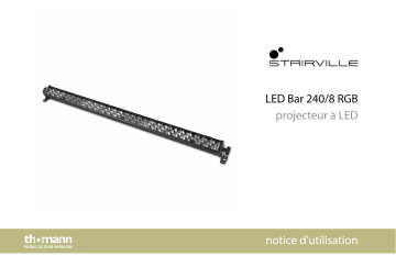 LED Bar 240/8 RGB DMX WH | Stairville Led Bar 240/8 RGB DMX 30° Une information important | Fixfr