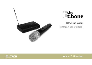 TWS One B Vocal | TWS One A Vocal | TWS One D Vocal | the t.bone TWS One C Vocal Mode d'emploi | Fixfr
