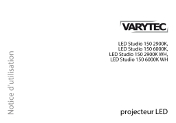 Varytec LED Studio 150 6000K Une information important