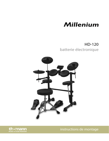 Millenium HD-120 E-Drum Set Mode d'emploi | Fixfr