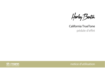 Harley Benton California TrueTone Mode d'emploi | Fixfr