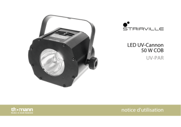 Stairville LED UV-Cannon 50 W COB Mode d'emploi | Fixfr