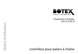 Botex Chainhoist Controller CHC-4 Mode d'emploi