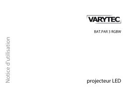 Varytec BAT.PAR 3 RGBW Une information important