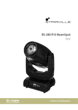 Stairville BS-280 R10 BeamSpot Moving Hea Une information important