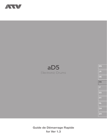 ATV aD5 Electronic Drum Module Manuel utilisateur | Fixfr