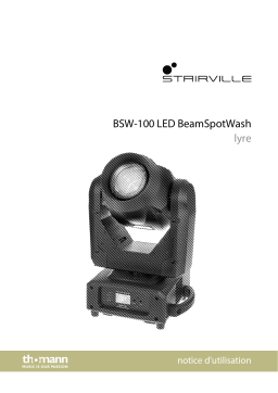 Stairville BSW-100 LED BeamSpotWash Mode d'emploi
