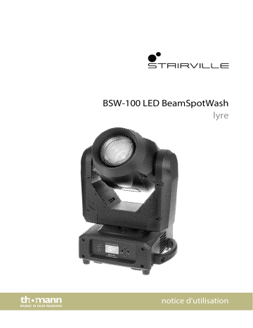 Stairville BSW-100 LED BeamSpotWash Mode d'emploi | Fixfr