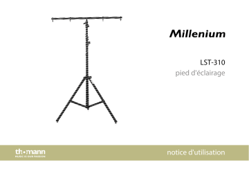 Millenium LST-310 Lighting Stand Mode d'emploi | Fixfr