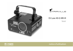 Stairville DJ Lase 40-G MK-III DMX IR Mode d'emploi