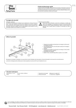 the box pro A 8 LA Flying Frame Guide de démarrage rapide