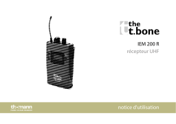 the t.bone IEM 200 R - 740 MHz Mode d'emploi