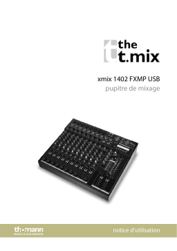 the t.mix xmix 1402 FXMP USB Mode d'emploi